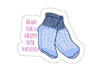 Grippy Sock Vacation Stickers