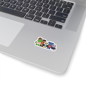 Philadelphia Sports Kiss-Cut Stickers - Phanatic, Gritty, Phang, Swoop & Franklin - Team Pride, Mascot Decals image 2