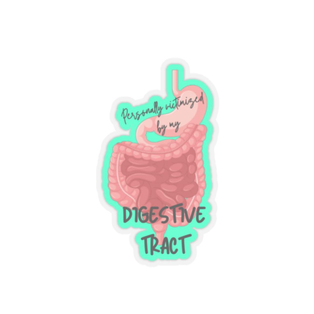 Victimized by Digestive Tract Stickers - Etsy