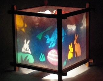 rotating lantern night light