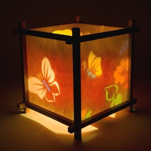 Butterfly & Flowers Harmony Lantern, perfect Mother's Day gift