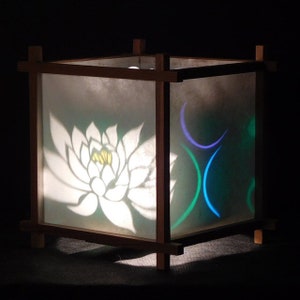 Lotus Harmony Lantern, free shipping, great for Mother's Day, prop for yoga & meditation, Mother's Day gift, Mother's Day gift,