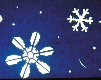 Copos de nieve Insertar solo Linterna de armonía