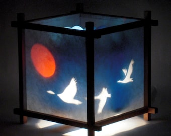 Geese Harmony Lantern, free shipping, Electric Lanterns, unique gift, night light, soothing light