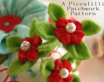 Decorative Pin Tutorial - PDF INSTAND DOWNLOAD - Bitty Blossom Pin Toppers