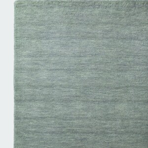 Modern Handloom Rug - Dusty Blue image 3