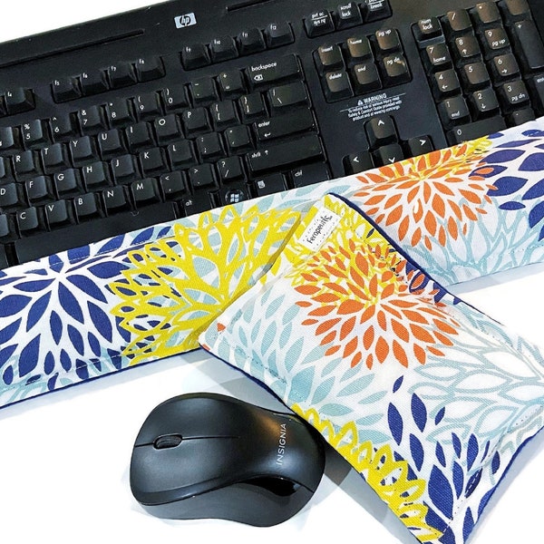 Wrist Rest Heat Pack Keyboard Mouse, Ergonomic Wrist Support, Office Decor, Desk Accessories,  Hot Cold Therapy Pack Mouse Pad for Wrist