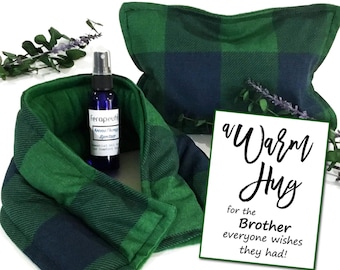 Gift for Brother, Personalized Gift Box for Best Brother, Brother Birthday A Warm Hug Comfort Packs for Stress Relief