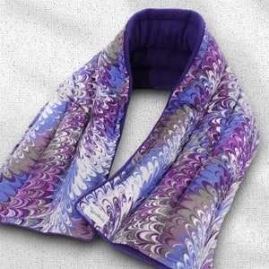 Heated Neck Wrap Rice Bag, Two Sizes to Choose, Microwave Heat Pack or Cold Pack