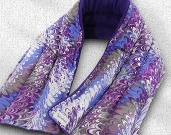 Heated Neck Wrap Rice Bag, Two Sizes to Choose, Microwave Heat Pack or Cold Pack