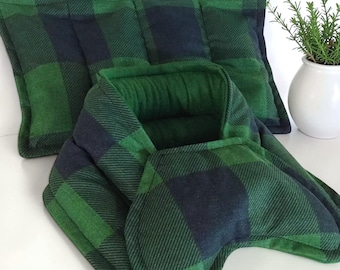 Hot or Cold Packs for Neck, Back, Weighted Eye Pillow:  Heating Pads for Microwave