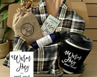 Recovery Care Package for Him, Get Well Gift Box for Hospital, Surgery, Cancer, Chemo, Illness, Heat Up Packs for Relaxation, Rest Basket