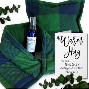Gift for Brother, Personalized Gift Box for Best Brother, Brother Birthday A Warm Hug Comfort Packs for Stress Relief