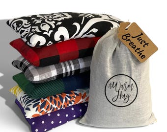 Mini Hug Gift for Stress Relief, Relaxation and Calm:  Microwave Heat Pad Cold Pack