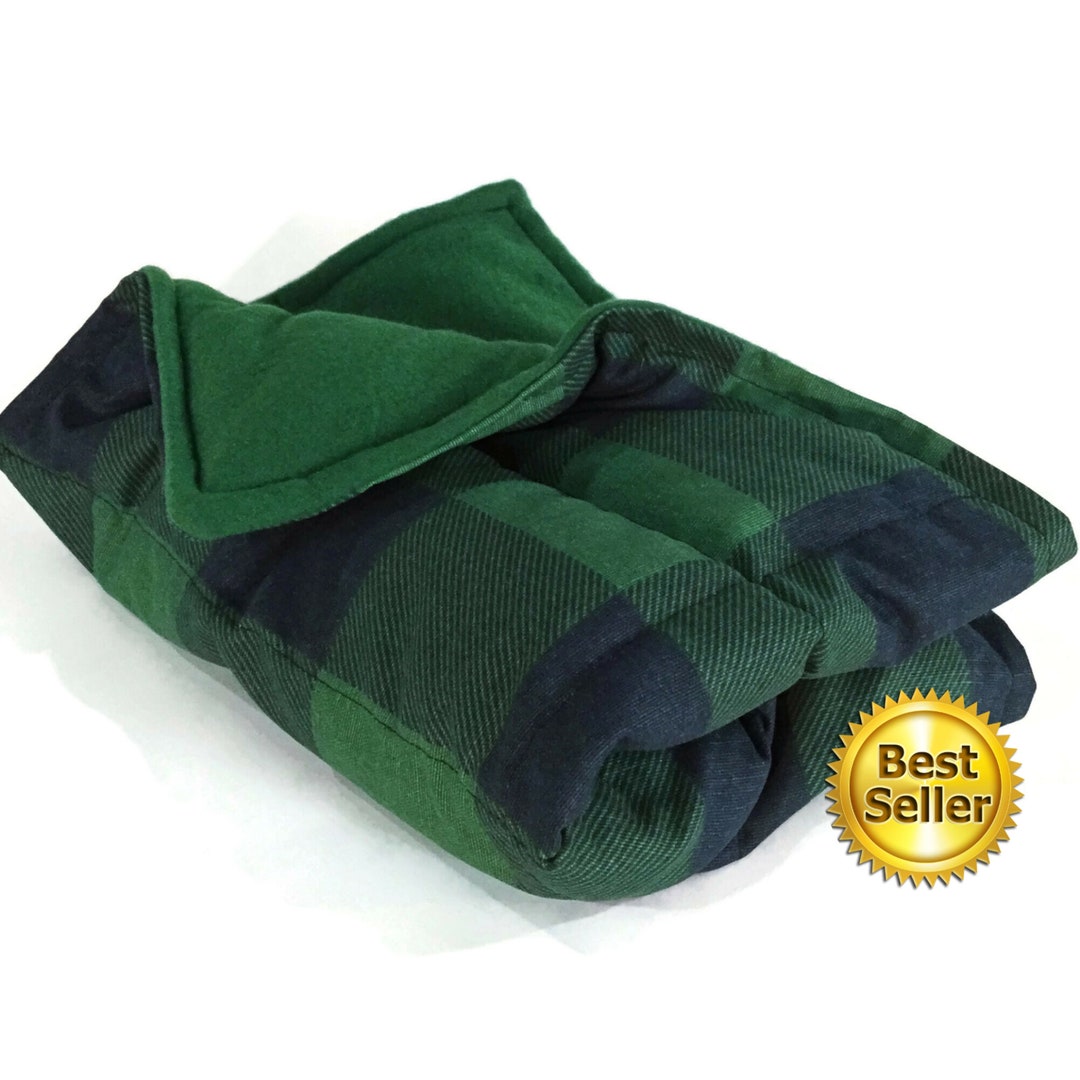 XL Heated Lap Blanket Microwave Heating Pad Weighted Rice Etsy