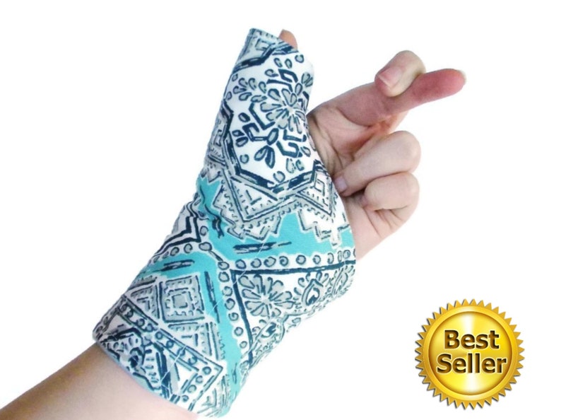 Microwave Heat Pack Cold Wrap for Thumb Wrist, Texting Gaming Typing, Comfort Wrap, Personal Accessories for Her, Tech Lover Geekery Gift image 1