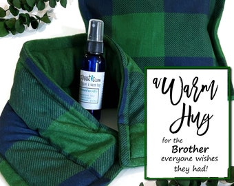 Gift for Brother, Personalized Gift Box for Best Brother, Brother Birthday A Warm Hug Comfort Packs for Stress Relief