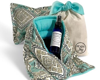 Reusable Heat Pack Gift Set, Microwave Heating Pads, Cold Packs for Stiff Neck, Back, Cozy Care Package
