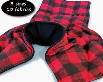 XL Flannel Heating Pad for Microwave, Shawl Cape Warmer, Long Lasting Reusable Hot Pack