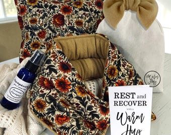 Microwave Heating Pads for Recovery Gift:  Get Well, Hospital Stay, Illness, Self Care for Women