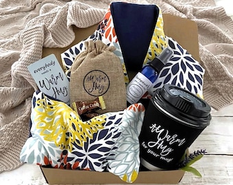 Get Well Soon Care Package for Her, Surgery Gift Set, Cancer Chemo Chronic Illness Gift Basket, Warm Up Comfort Packs, Coffee Cup Sleeve