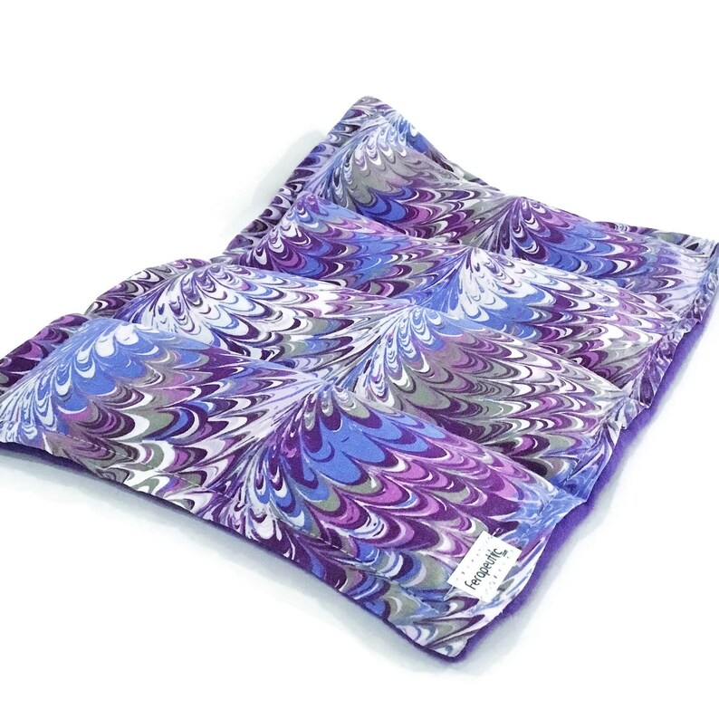 Best Heating Pad Microwavable Pretty Purple Shoulder Knee Etsy