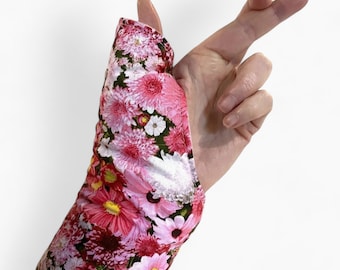Adjustable Thumb Wrist and Hand Brace, Microwave Heat or Cold for Pain from Overuse Repetitive Motion