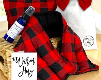 Gift for Mom + Heated Neck Wrap + Relaxation Gift + Mom Birthday + Mother's Day Gift + Migraine Headache