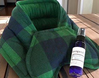 Stress Reduction Neck Wrap Eye Pillow Warming Packs, Tension Buster for Tight Neck Muscles