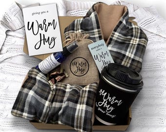 Any Time Care Package for Him Her, Get Well Soon, Mental Health, Coffee Gift Box, Masculine Gender Neutral Cancer Gift Set Emotional Support