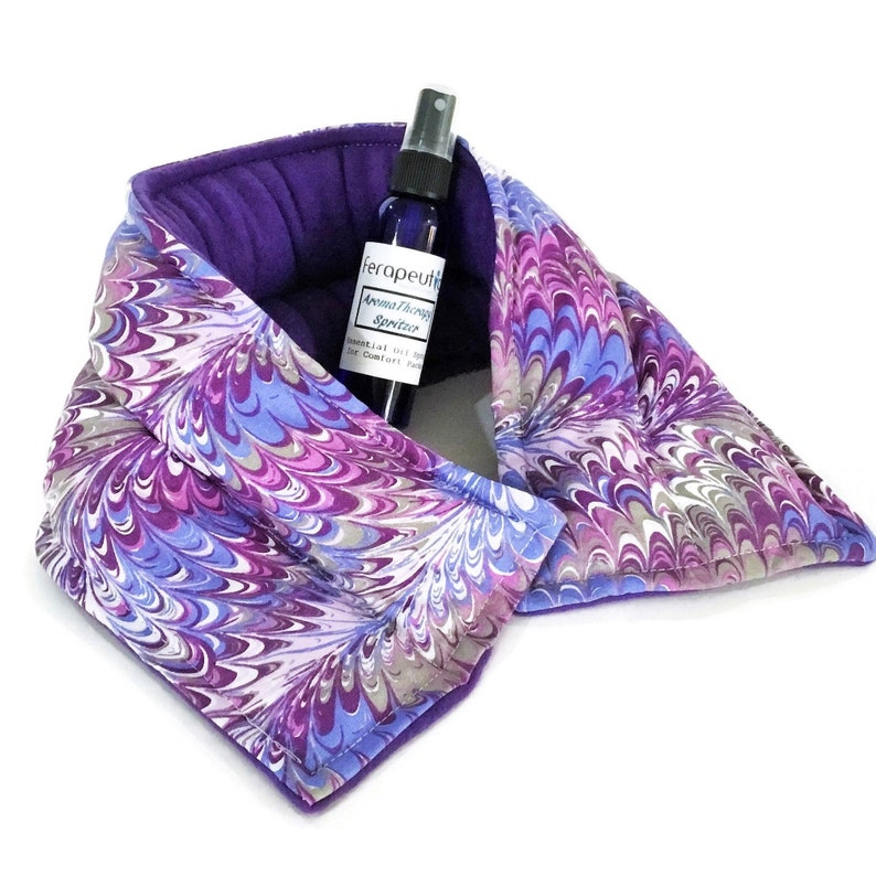 Neck Heating Pad Microwaveable Rice Flax Seed Heat Pack for Etsy