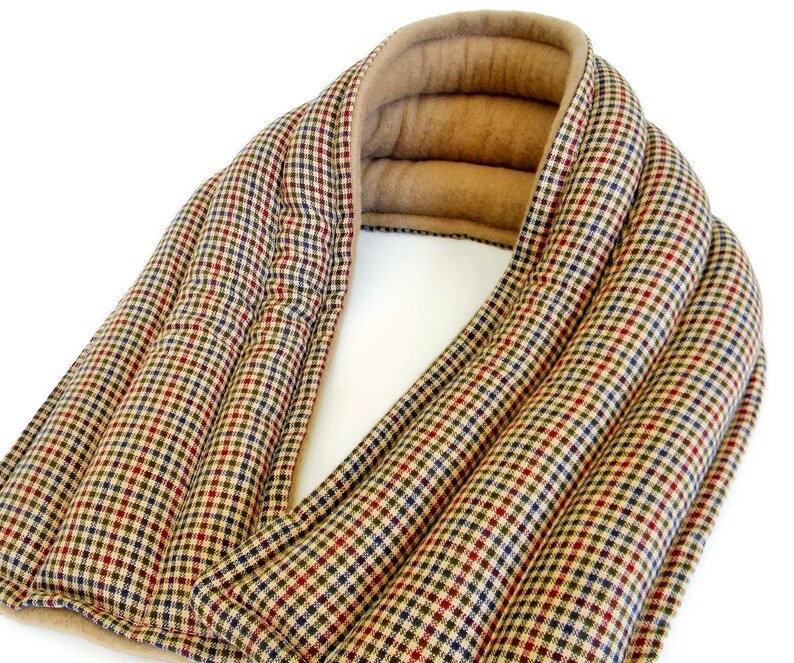 XL Long Flax Heating Pad Rice Heat Pack Microwave Neck Warmer Etsy