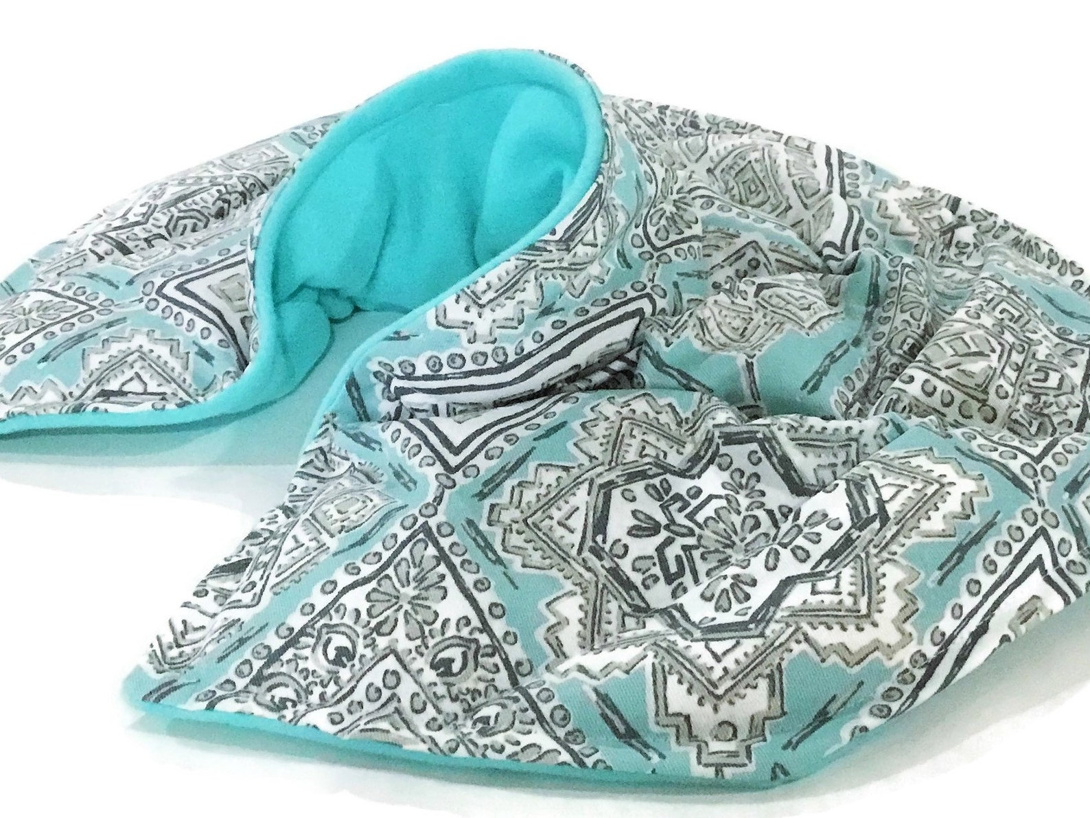 Heated Shoulder Neck Wrap Pillow Microwave Heat Pack Rice and Etsy