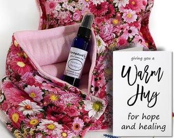 Hope Gift Set, Cheerful Comfort Care Package for Her, Warm Up Soothing Heat Pack Kit