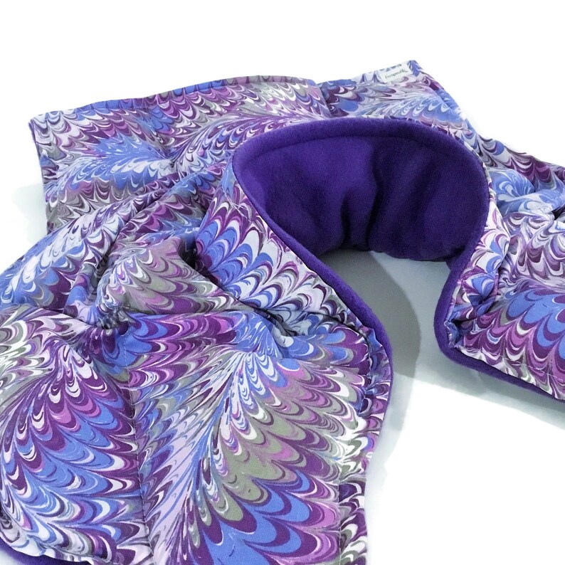 Heating Pad Microwaveable Flax Seed Neck Pillow Shoulder Etsy