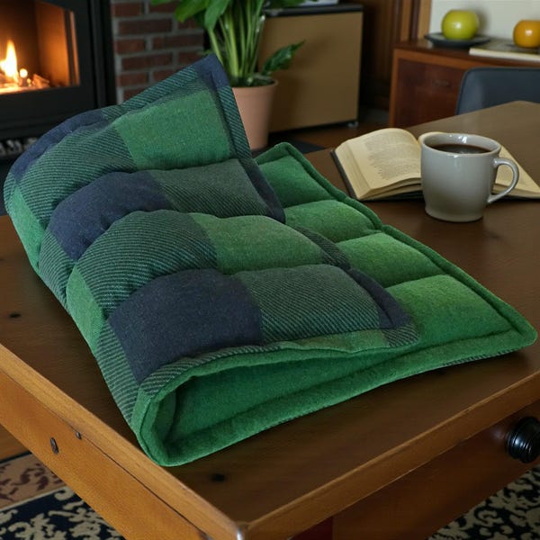 Heating Pad,  Large or Small, Back Microwave Hot Pack, rice and flax heat pack, Ferapeutic Hot Cold Comfort Pack