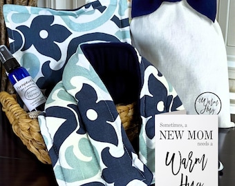 Pregnancy Gift, Newly Expecting Baby Reveal or Baby Shower Gift for New Mom, Heat Up Comfort Packs, Microwavable Hugs