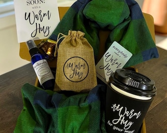 Get Well Soon Care Package: Microwavable Heating Pads, Aromatherapy Spray, A Warm Hug Accessories