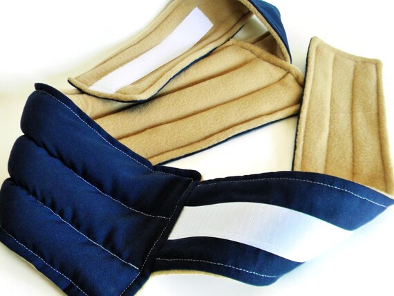 Microwavable heating pad with velcro straps Clearance