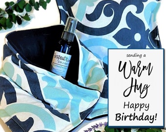 Birthday Gift Set, A Warm Hug for Best Friend, Mom, Woman, Birthday Care Package, Relaxation Spa Kit