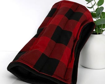 Wrist Heat Wrap - hot/cold arm hand pack warmer, rice flax seed bag, Him Her Right Left