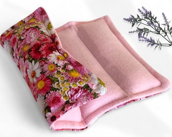 Pink Therapy Pack for Hot or Cold Use, Optional Sizes and Fabrics.
