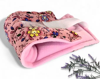 Therapeutic Ankle Wrap:  Hot or Cold Rice Flax filled Heat Pad with Closure