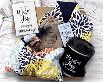 Birthday Gift Box for Women | Birthday Gift Basket for Her with Microwave Heat Pads | Birthday Gifts for Best Friend, Birthday Present