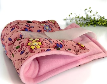 Therapeutic Ankle Wrap:  Hot or Cold Rice Flax filled Heat Pad with Closure