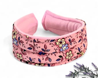 Pretty Head Band for Migraines and Tension Headaches, TMJ TMD Chronic Pain, Cold or Heat Pack