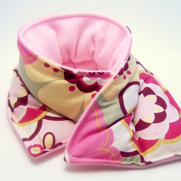 Hot, Cold Therapy Pack - universal size heating pad  - pink flowers