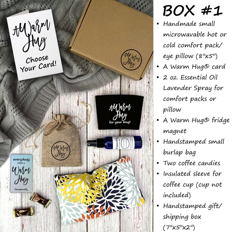 Recovery Care Package, Hug in a Box, Get Well Soon, Chemo Cancer Gift ...