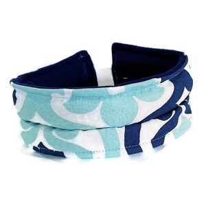 Hot Cold Head Wrap, Microwave Heating Pad for Head, Forehead, Jaw, Chin, Ears, Heat Pack Headband, Rice Warmer for Headache, TMJ, Aqua image 2