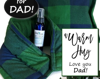 Fathers Day Gift Set, Special Gift for Dad Birthday, Relaxation Kit for Dad, Stress Anxiety Relief for Him, A Warm Hug Gift